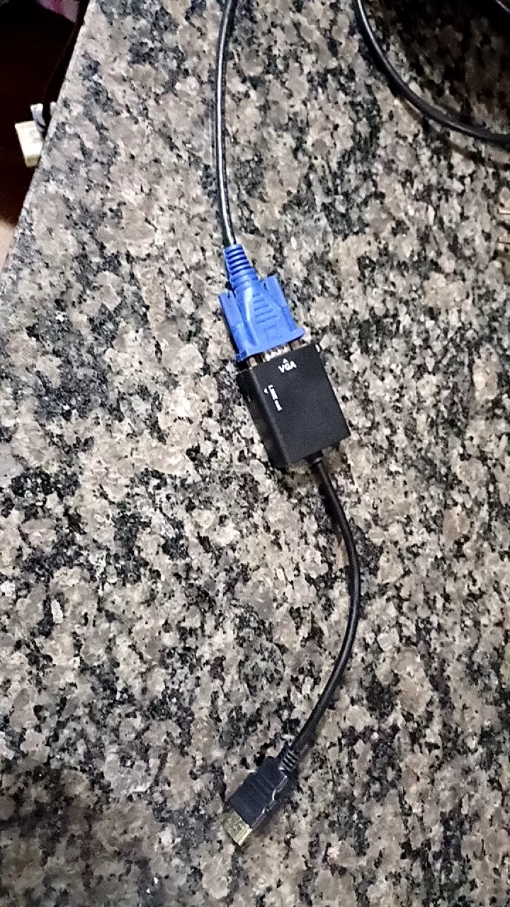 Cabo Adaptador HDMI para VGA Áudio P2 Resolução Full HD Plug&Play IZECONNECT FLEX photo review