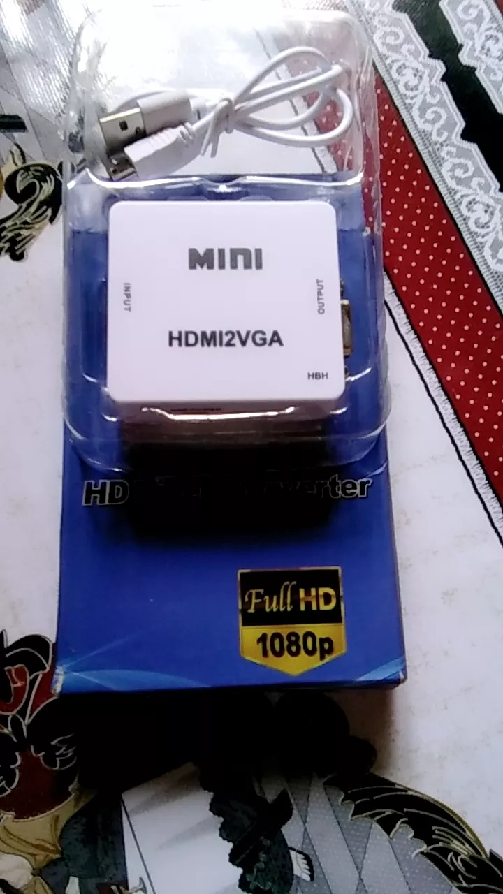Conversor VGA para HDMI Full HD 1080p Áudio P2 Mini USB IZEVIDEO LINK photo review