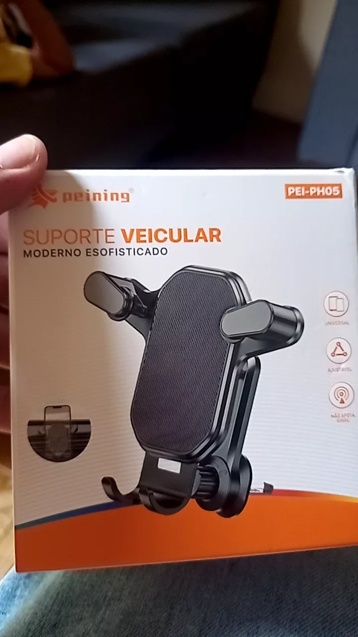 Suporte Veicular Celular 360° Giratório Universal Para Saída de Ar Preto IZEGRIP FLEX photo review