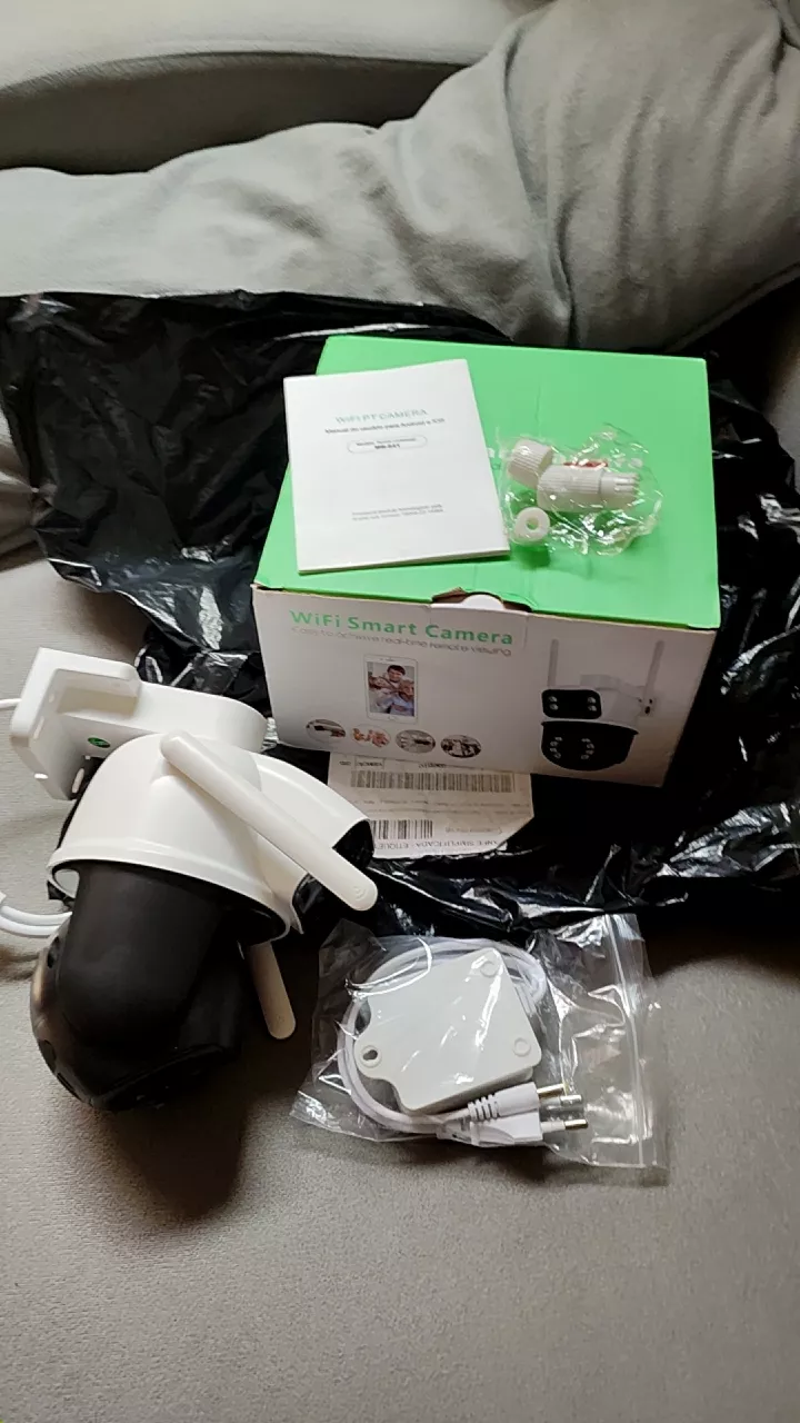 Câmera Dome IP Wireless PTZ Dupla Lente Detecção Humana IA Visão Noturna IZESECURE GUARD photo review