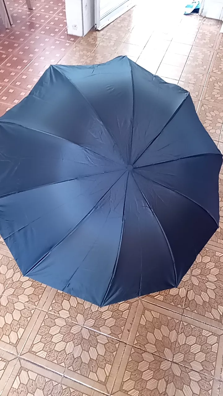 Guarda-Chuva Grande Reforçado Contra Vento Dobrável Unissex Preto IZEPOWER SHIELD photo review