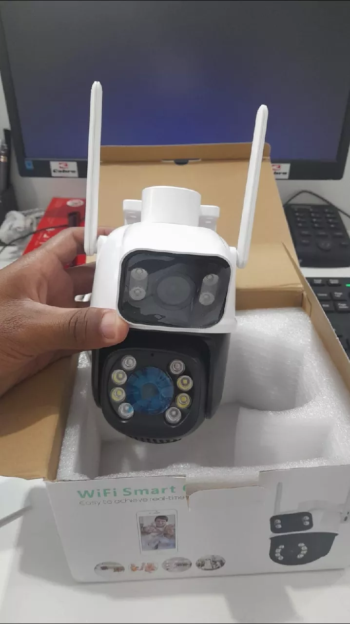 Câmera Dome IP Wireless PTZ Dupla Lente Detecção Humana IA Visão Noturna IZESECURE GUARD photo review