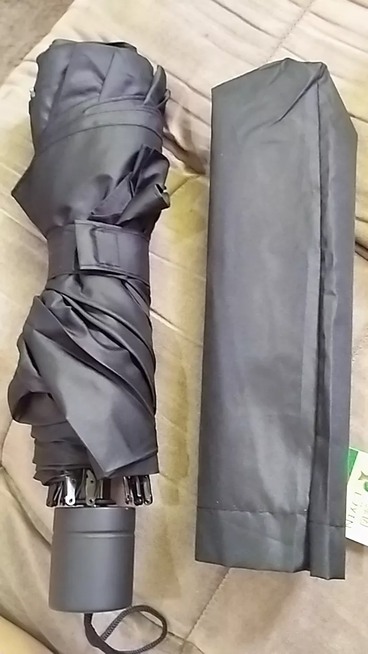 Guarda-Chuva Grande Reforçado Contra Vento Dobrável Unissex Preto IZEPOWER SHIELD photo review