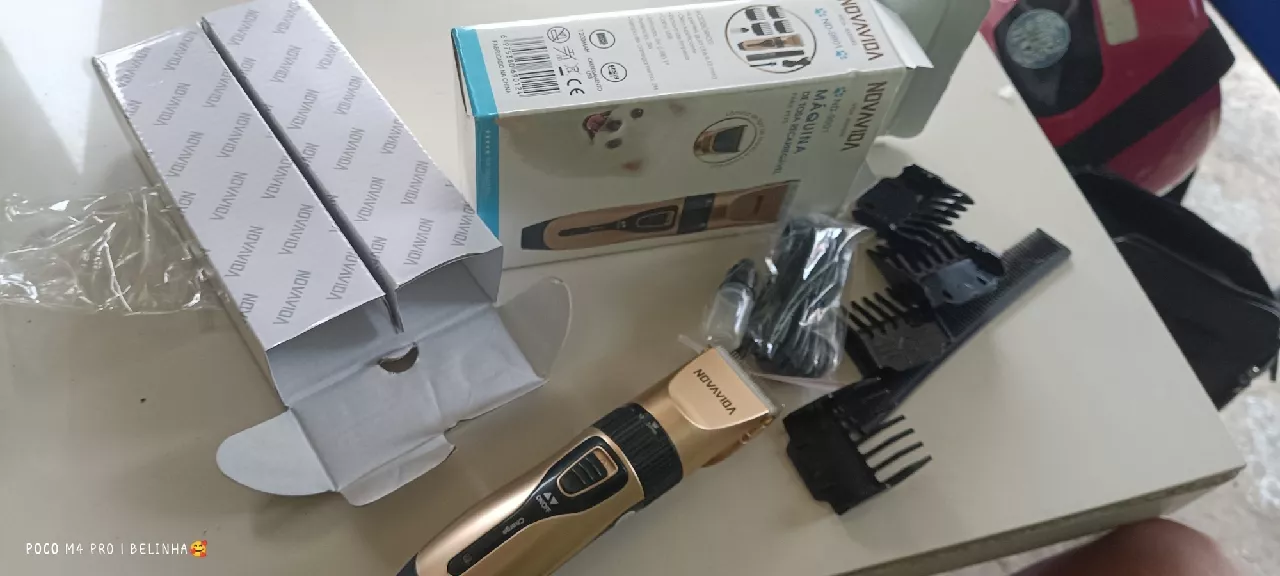 Máquina de Tosa Profissional para Cachorro e Gato, Silenciosa, 5 Velocidades, Baixo Ruído IZECARE PRO photo review