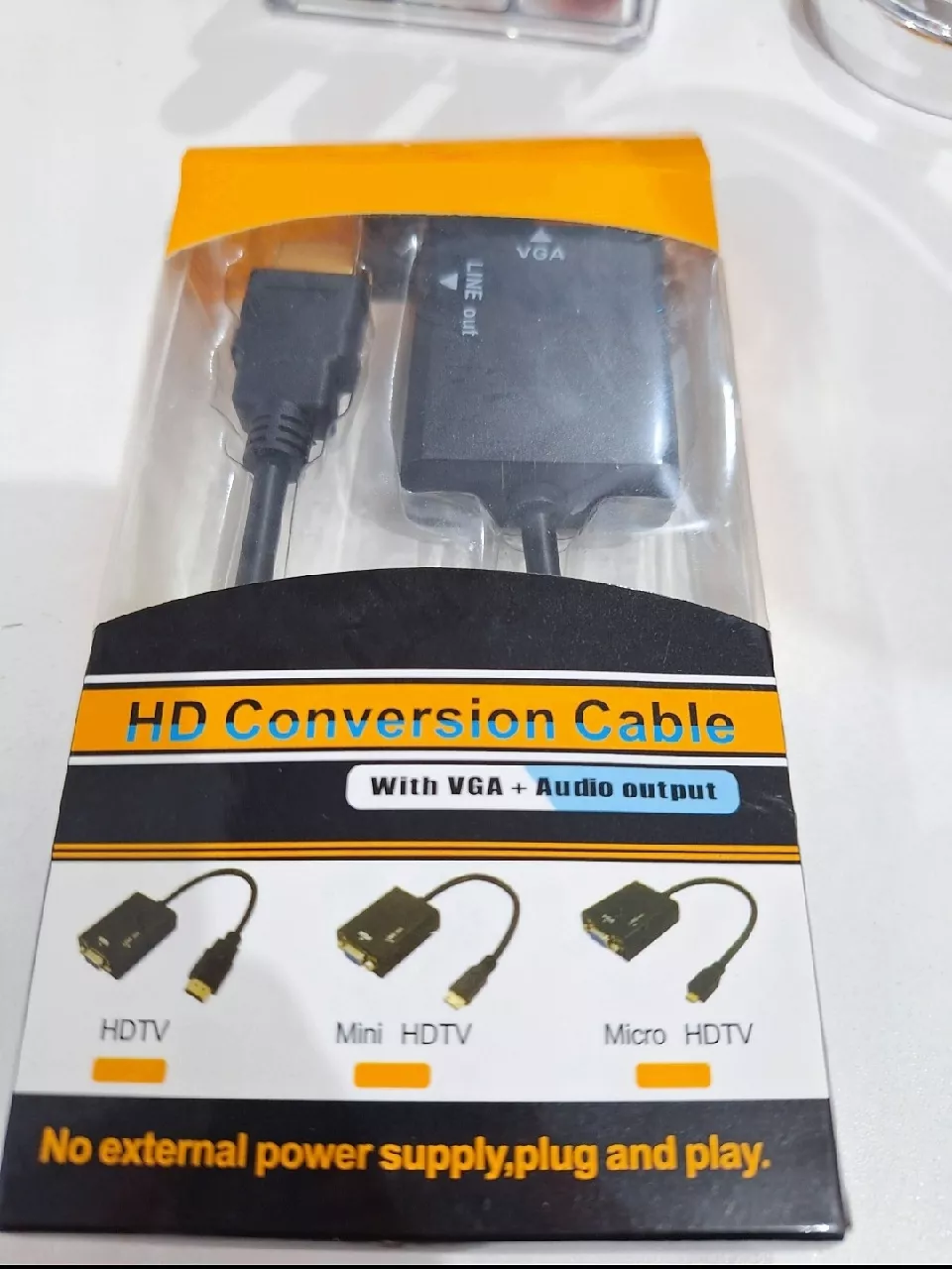 Cabo Adaptador HDMI para VGA Áudio P2 Resolução Full HD Plug&Play IZECONNECT FLEX photo review
