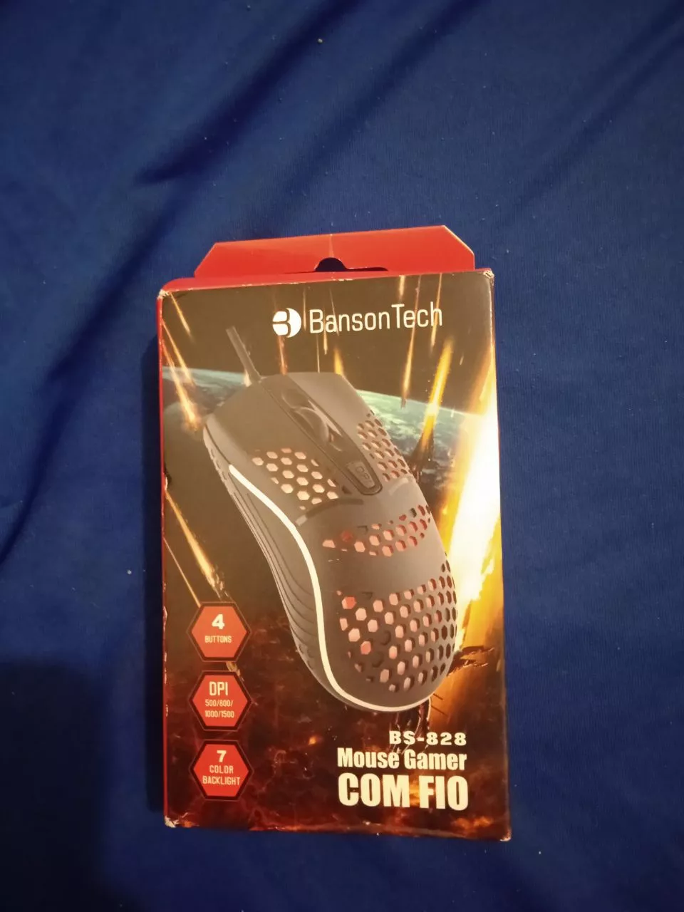 Mouse Gamer Óptico com Fio RGB 1000 DPI Ambidestro IZEBOOST PRO photo review