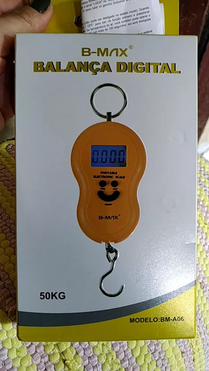 Balança Digital Portátil Gancho 50kg Precisão LCD IZEWEIGHT PRO photo review
