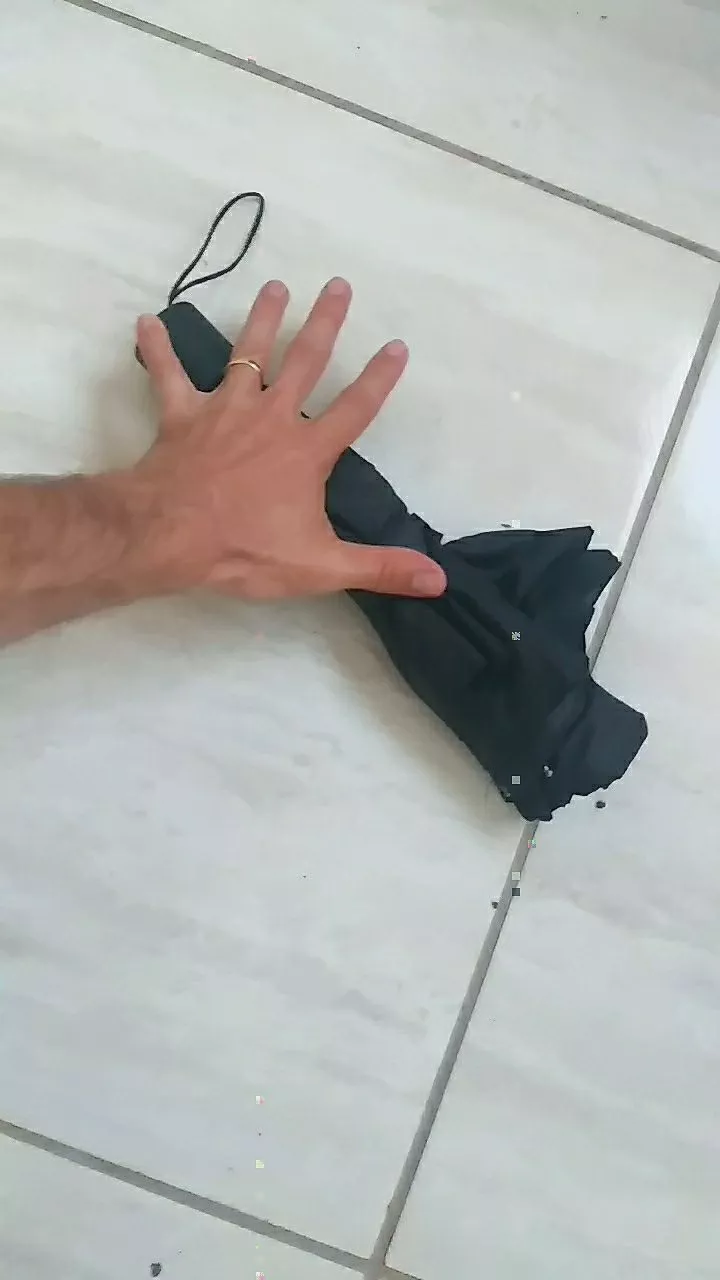 Guarda-Chuva Grande Reforçado Contra Vento Dobrável Unissex Preto IZEPOWER SHIELD photo review