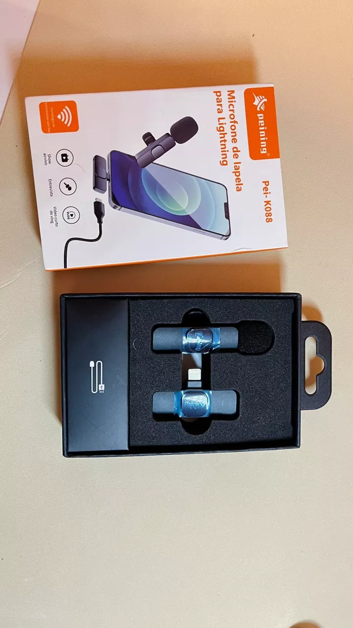 Microfone de Lapela Sem Fio Compatível iPhone e Android, Áudio Profissional, Longo Alcance IZEVOX PRO photo review