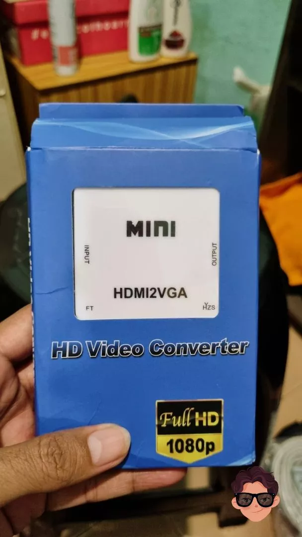 Conversor VGA para HDMI Full HD 1080p Áudio P2 Mini USB IZEVIDEO LINK photo review