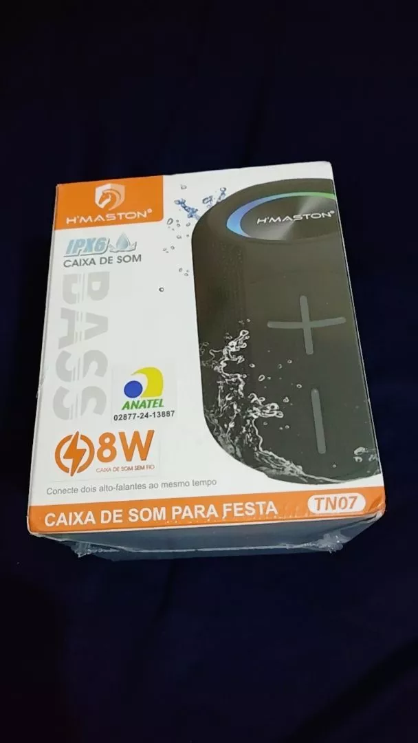 Caixa de Som Bluetooth 5.0 Potente 8W, Bateria Longa, À Prova D'Água, LED RGB, Portátil - IZEBOOM PLAY photo review