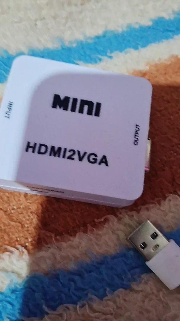 Conversor VGA para HDMI Full HD 1080p Áudio P2 Mini USB IZEVIDEO LINK photo review
