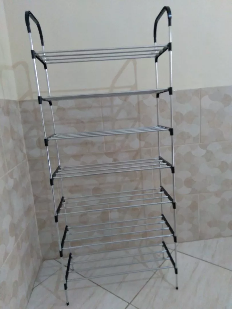 Sapateira Vertical 7 Prateleiras Aço Inox Organizador Respirável IZEORG FIT photo review
