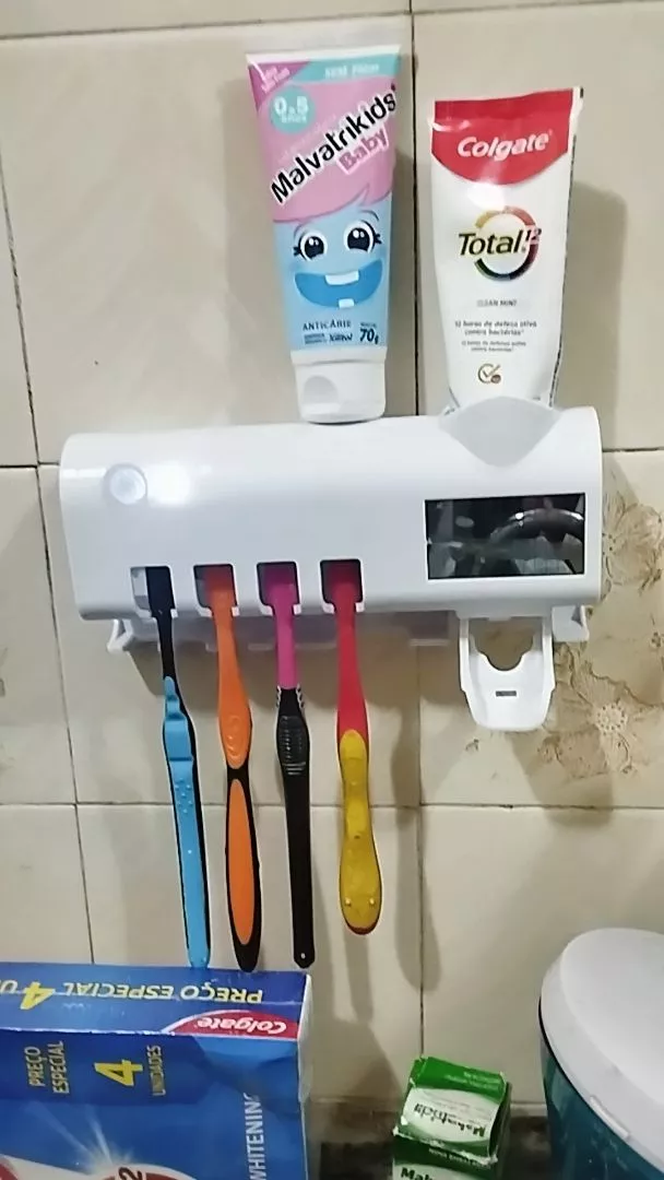 Aplicador de Pasta de Dente Automático UV, Esterilizador, Dispenser Sem Fio IZECARE BRIGHT photo review