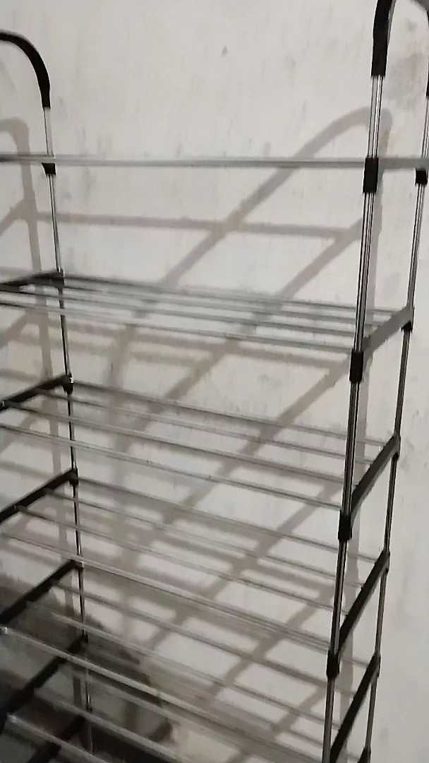 Sapateira Vertical 7 Prateleiras Aço Inox Organizador Respirável IZEORG FIT photo review