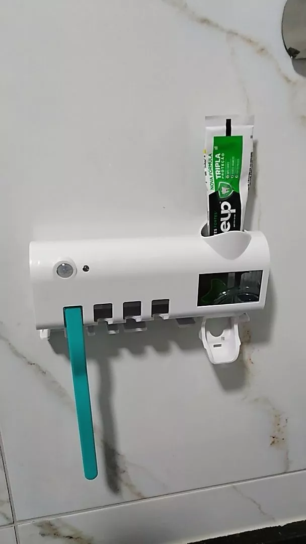 Aplicador de Pasta de Dente Automático UV, Esterilizador, Dispenser Sem Fio IZECARE BRIGHT photo review
