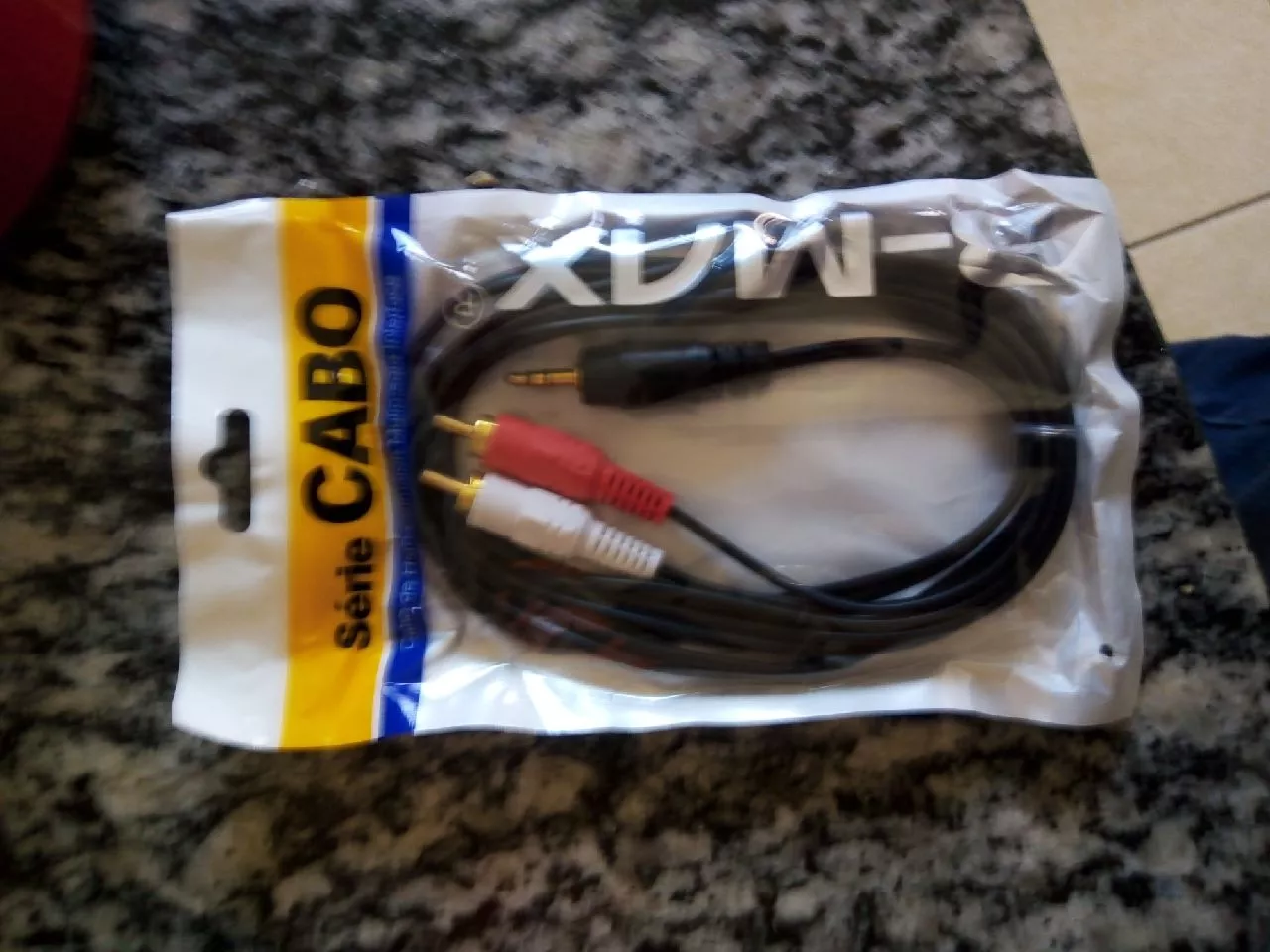 Cabo Auxiliar P2 para RCA Estéreo 1,5m Áudio Emborrachado IZEAMP PRO photo review