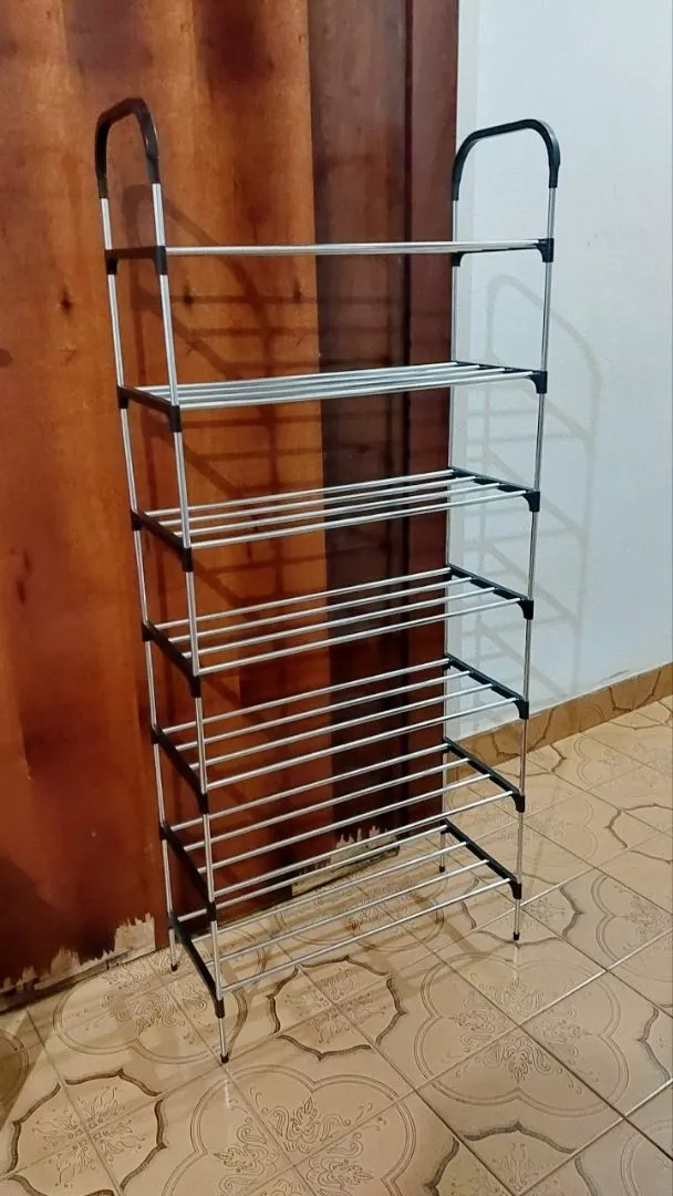 Sapateira Vertical 7 Prateleiras Aço Inox Organizador Respirável IZEORG FIT photo review