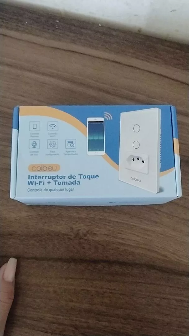 Tomada Inteligente Wi-Fi Painel de Vidro Controle App e Voz IZEGLASS SMART photo review