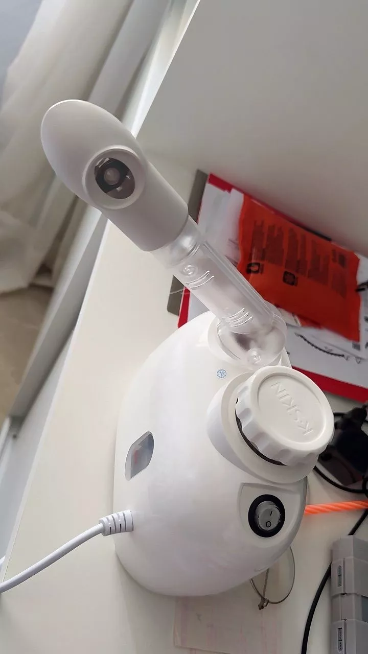 Vaporizador Facial Portátil Ozonio 110V Nano Partículas Limpeza Profunda IZEGLOW SKIN photo review