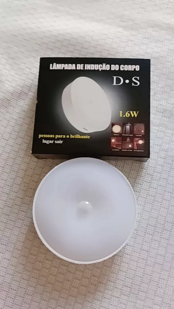 Luminária LED Sensor de Presença Recarregável USB Luz Fria Multiuso IZEDETECT BRIGHT photo review