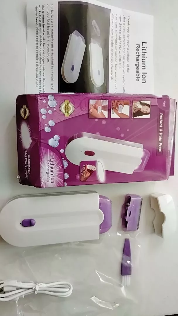 Depilador Recarregável Facial Corporal Bivolt Sem Dor IZEGLAM TOUCH photo review