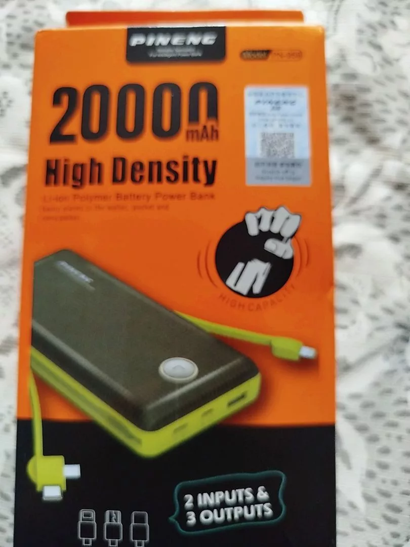 Carregador Portátil Power Bank 20.000mAh 3 Entradas LED IZEPOWER FLEX photo review