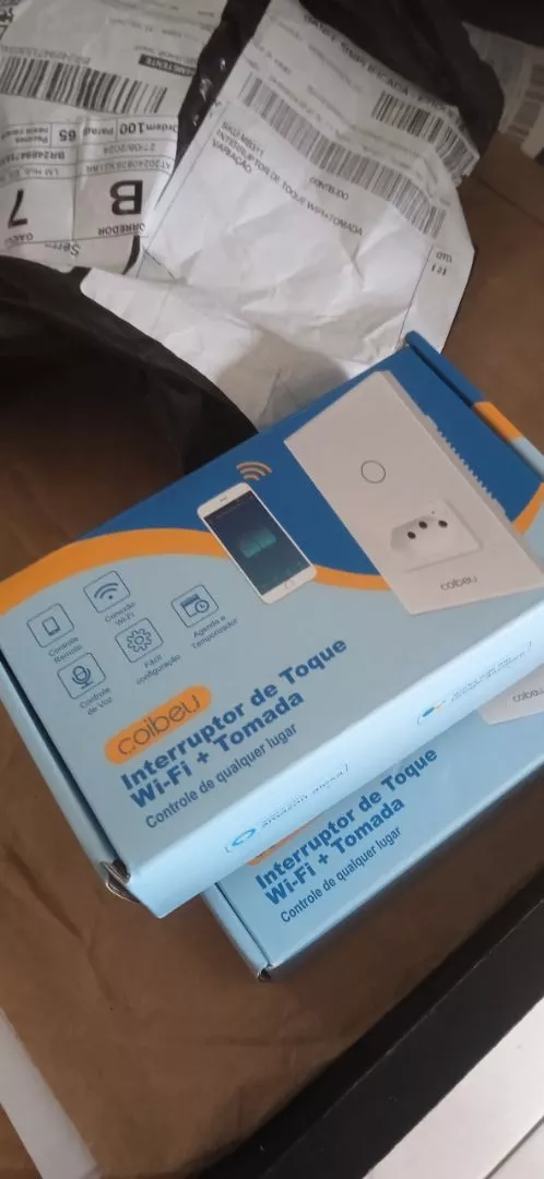 Tomada Inteligente Wi-Fi Painel de Vidro Controle App e Voz IZEGLASS SMART photo review