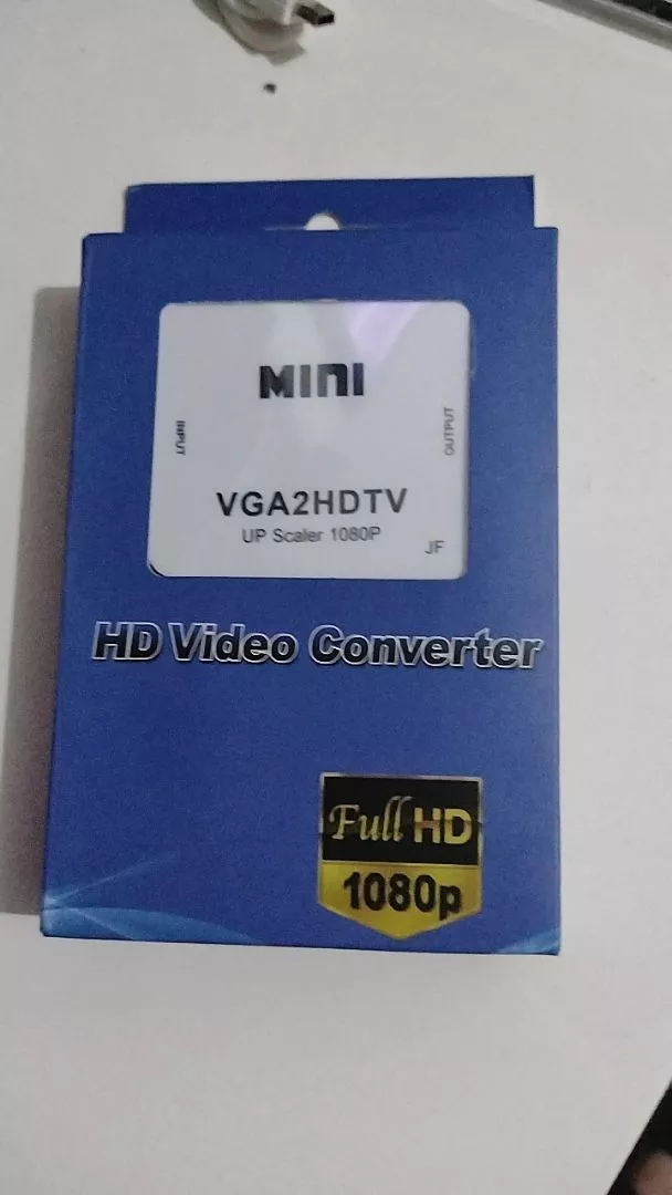 Conversor VGA para HDMI Full HD 1080p Áudio P2 Mini USB IZEVIDEO LINK photo review