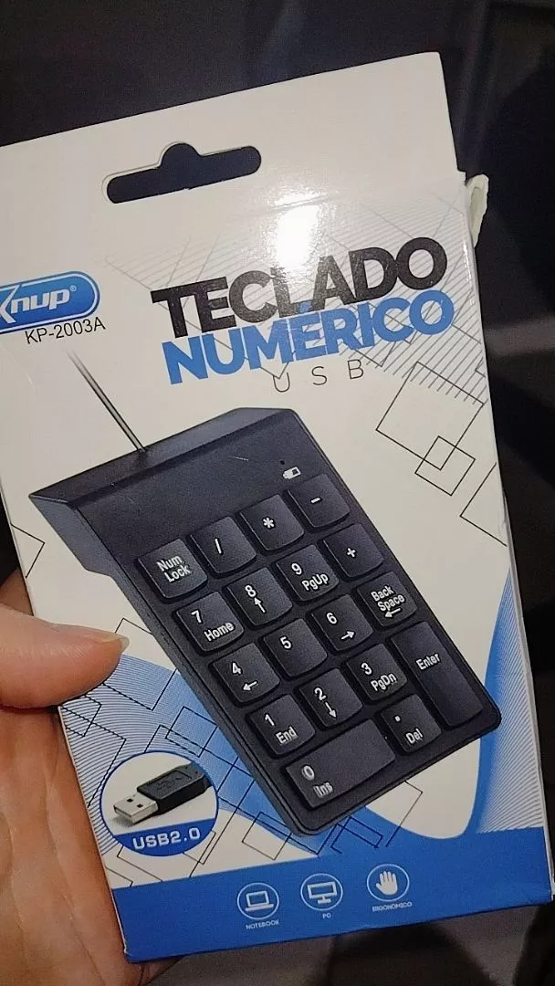 Teclado Numérico USB 18 Teclas Design Fino Compatível IZEFAST PRO photo review
