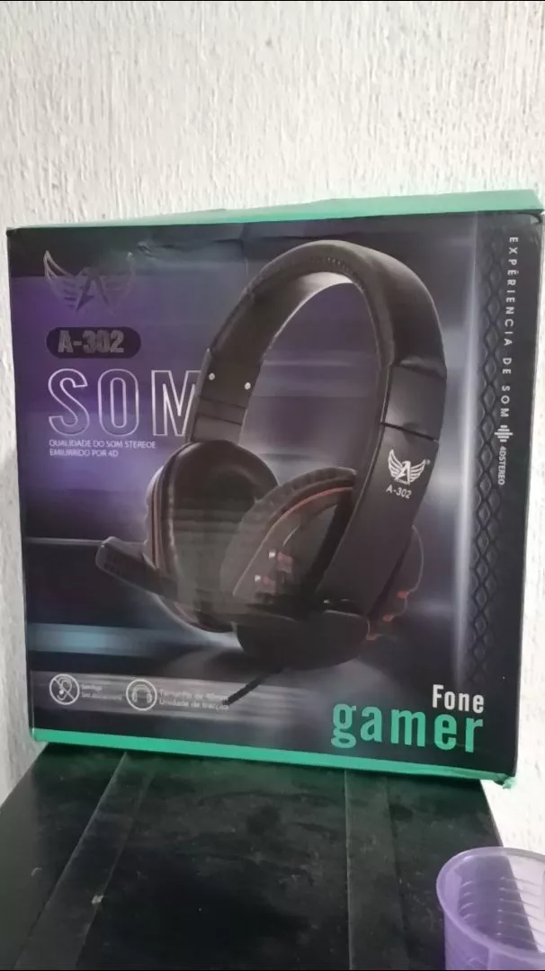Headset Gamer com Microfone LB-FN606, Som Imersivo, P2 3.5mm, Compatível PC PS4, IZESOUND PRO photo review