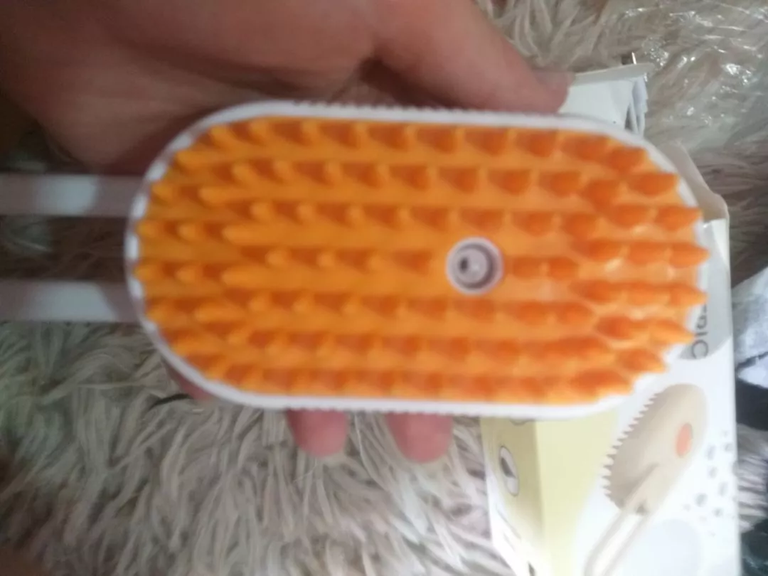 Escova a Vapor Para Gatos Remoção de Pelos Massagem Suave IZECARE PET STEAM photo review