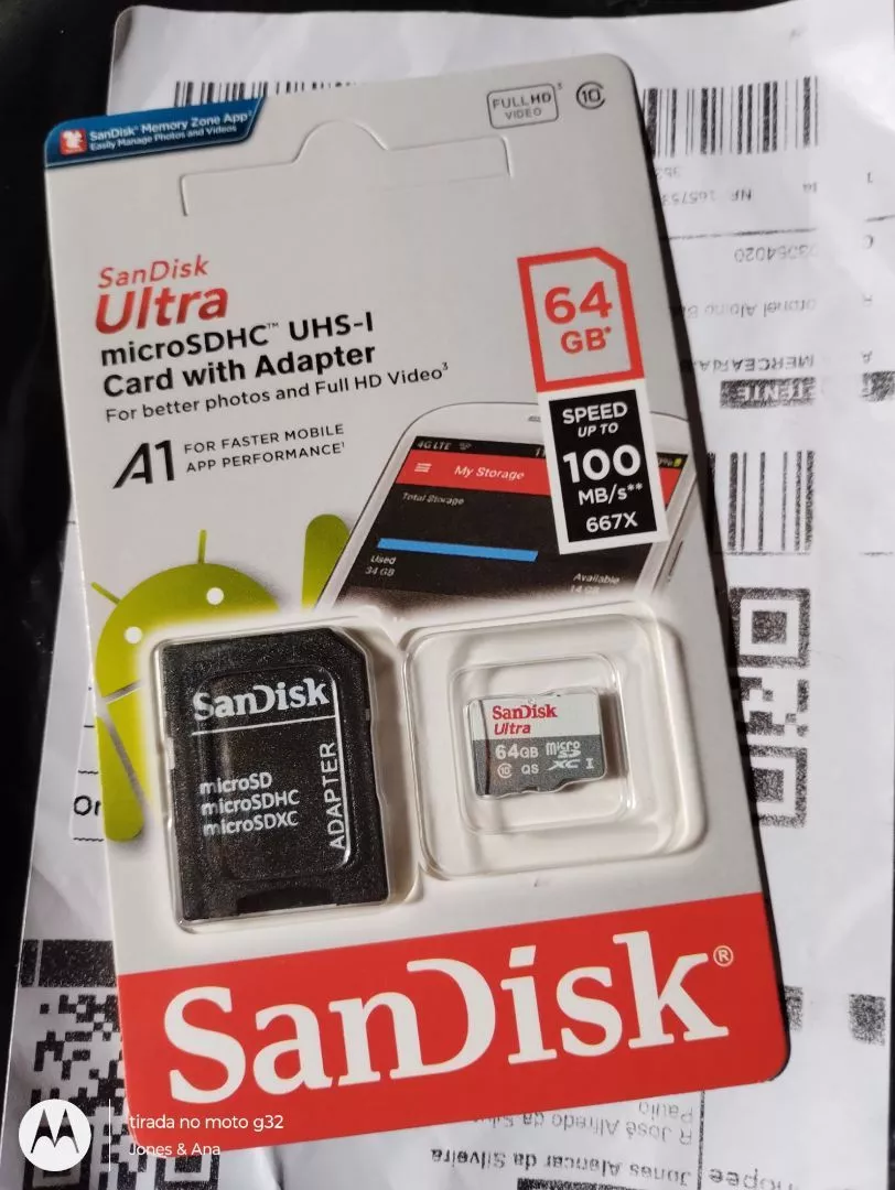 Cartão de Memória SD Ultra 128GB Velocidade 48MB/s Full HD para Celular IZEFAST PRO photo review