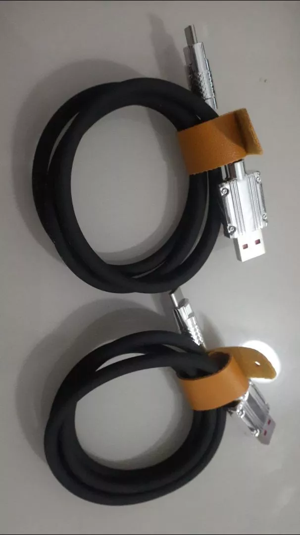 Cabo USB Tipo-C 120W Super Rápido Silicone Antidobra IZEFAST CHARGE photo review