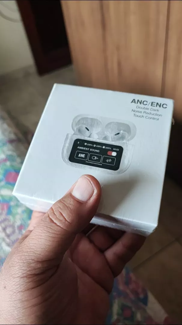 Fone Sem Fio Bluetooth 5.3 A9 Pro ANC Touch Screen Bateria Longa IZEHEAR PRO photo review