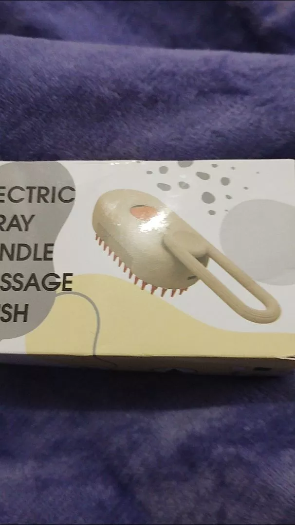Escova a Vapor Para Gatos Remoção de Pelos Massagem Suave IZECARE PET STEAM photo review