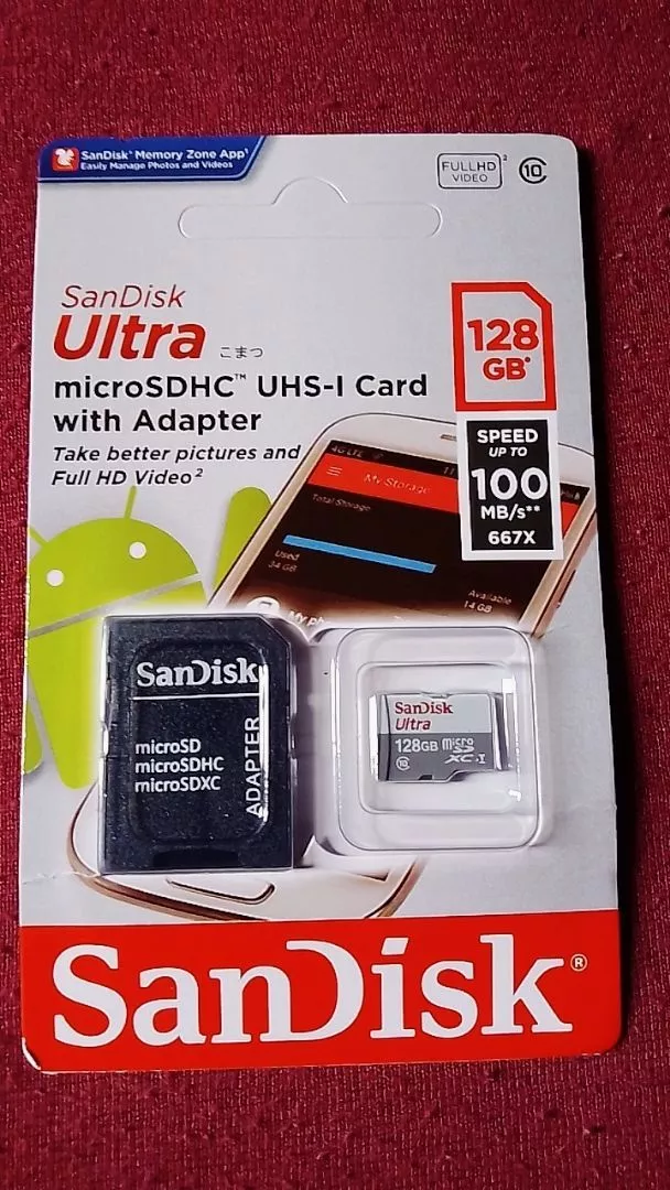 Cartão de Memória SD Ultra 128GB Velocidade 48MB/s Full HD para Celular IZEFAST PRO photo review