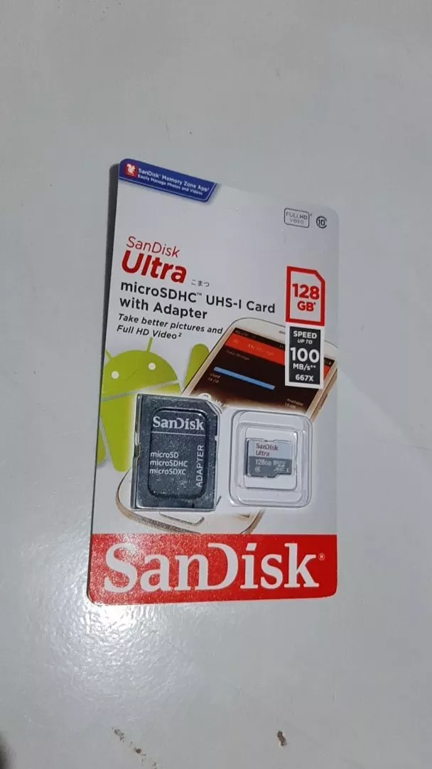 Cartão de Memória SD Ultra 128GB Velocidade 48MB/s Full HD para Celular IZEFAST PRO photo review