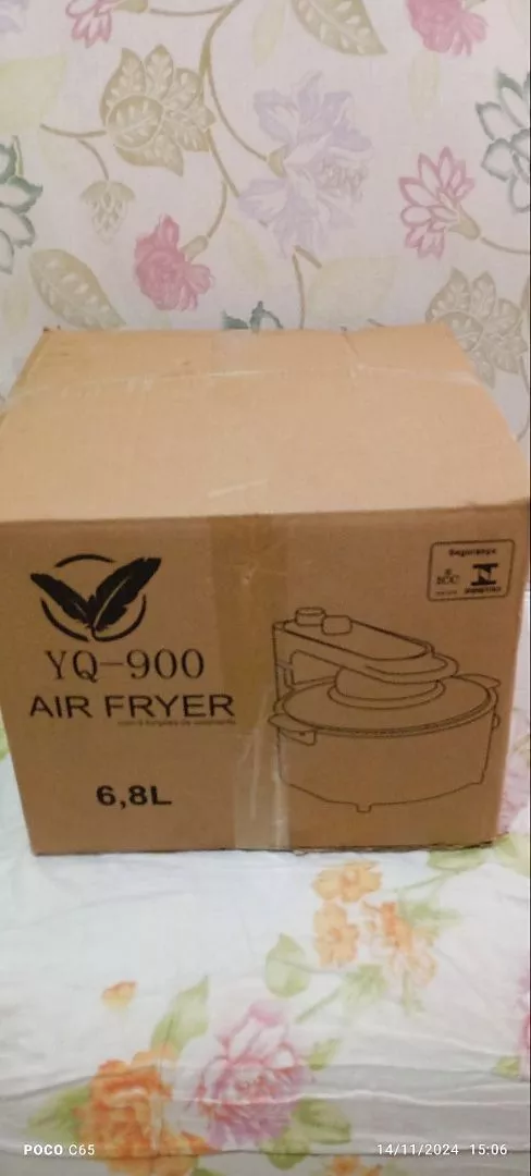 Fritadeira Air Fryer Digital 8L Sem Óleo Com Grelha IZEHEALTHY COOKER photo review