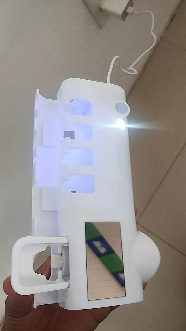 Aplicador de Pasta de Dente Automático UV, Esterilizador, Dispenser Sem Fio IZECARE BRIGHT photo review