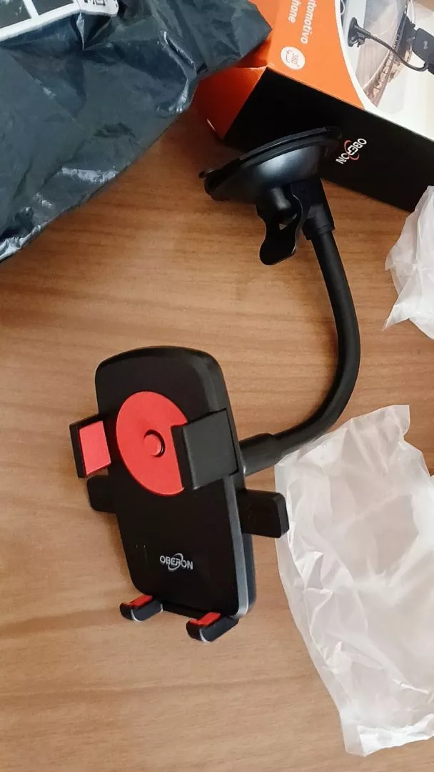 Suporte Veicular para Celular 360º Rotação Ventosa Ajustável IZEHOLD PRO photo review