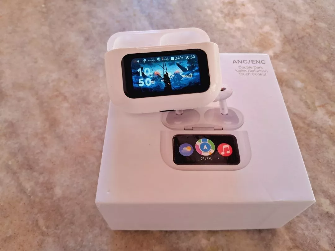 Fone Sem Fio Bluetooth 5.3 A9 Pro ANC Touch Screen Bateria Longa IZEHEAR PRO photo review
