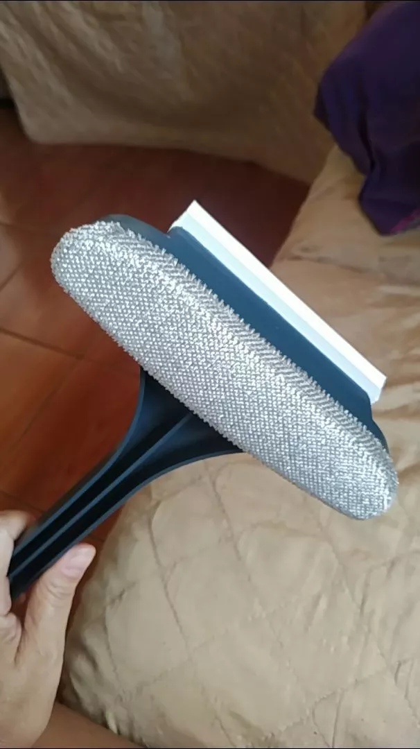 Escova Dupla Face para Telas de Janela, Vidros e Espelhos, Alça Removível, Limpeza Úmida e Seca IZEGLASS MASTER photo review