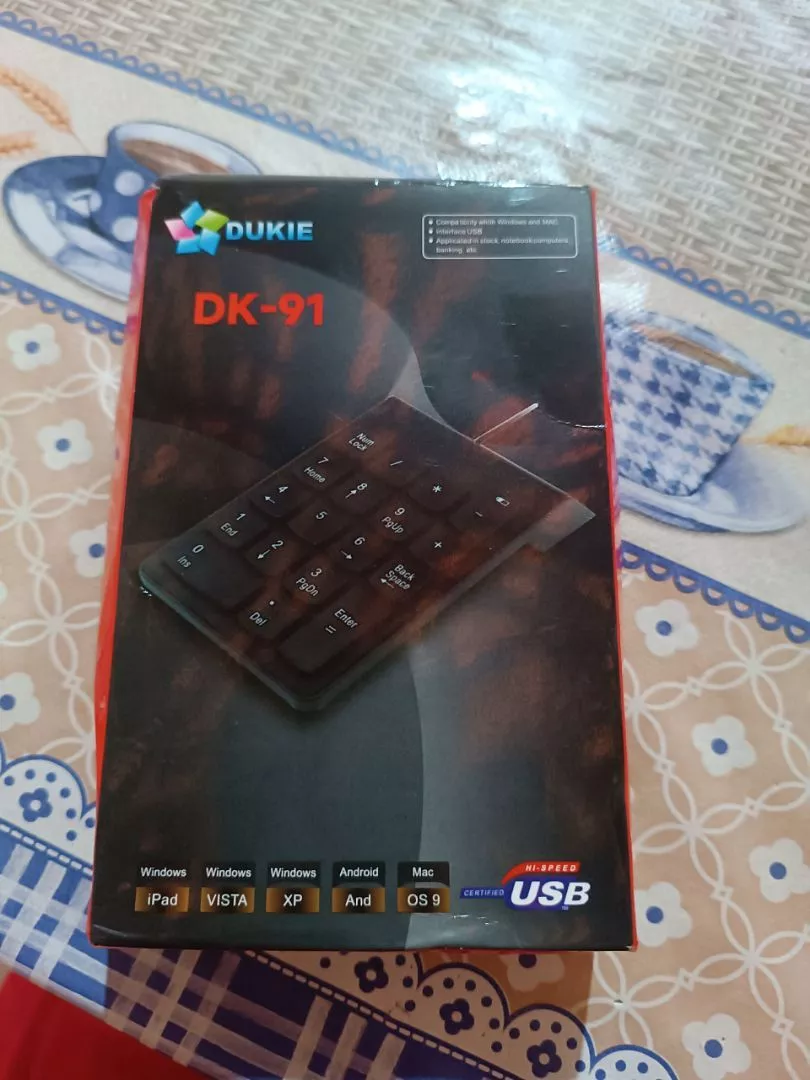Teclado Numérico USB 18 Teclas Design Fino Compatível IZEFAST PRO photo review