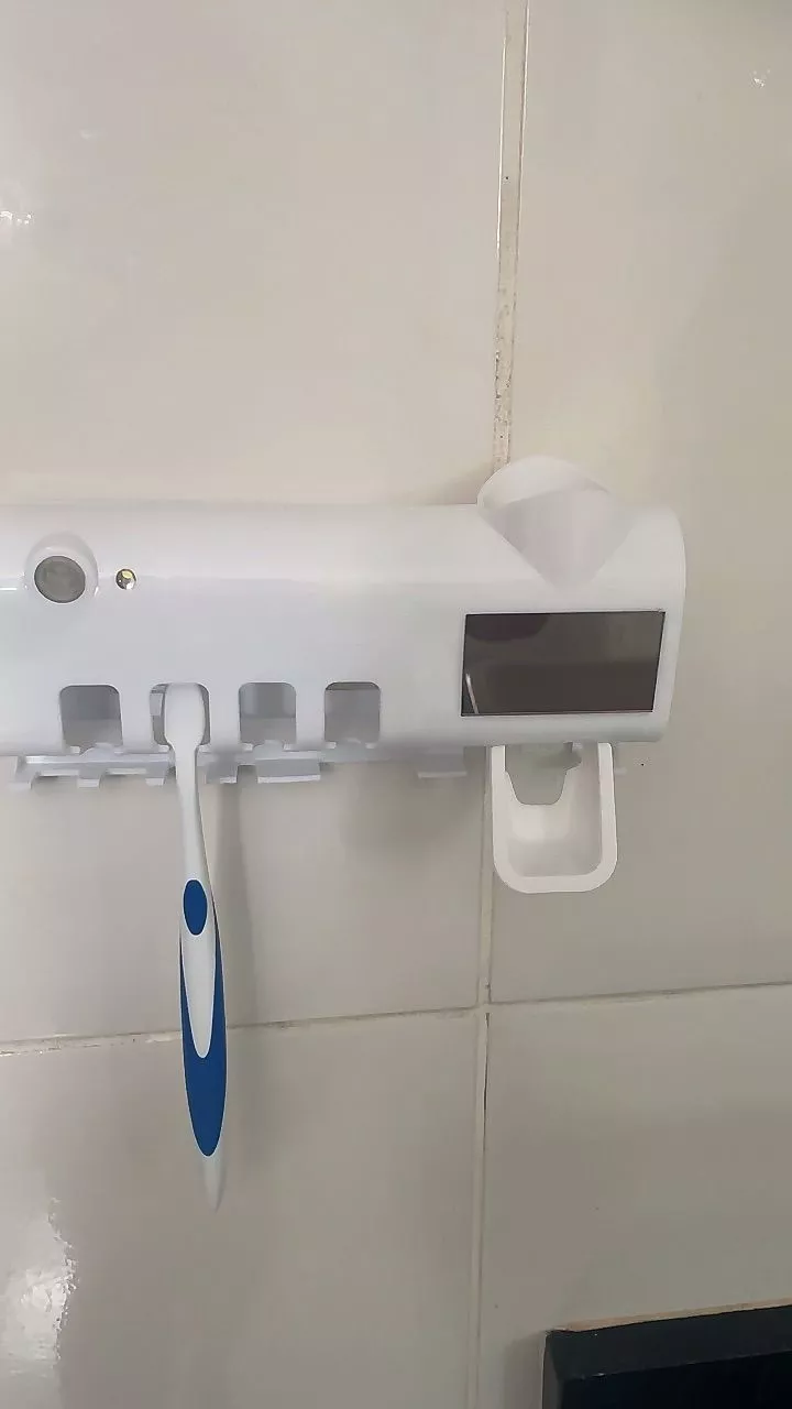 Aplicador de Pasta de Dente Automático UV, Esterilizador, Dispenser Sem Fio IZECARE BRIGHT photo review