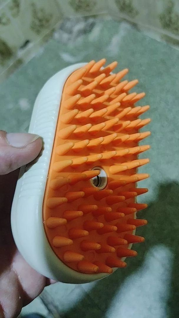 Escova a Vapor Para Gatos Remoção de Pelos Massagem Suave IZECARE PET STEAM photo review