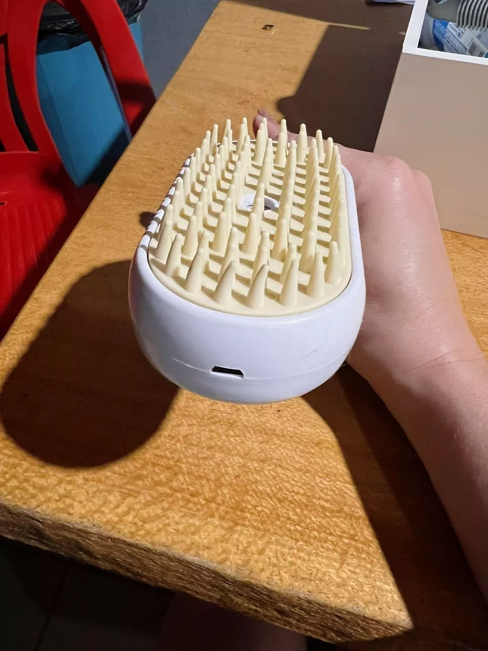 Escova a Vapor Para Gatos Remoção de Pelos Massagem Suave IZECARE PET STEAM photo review