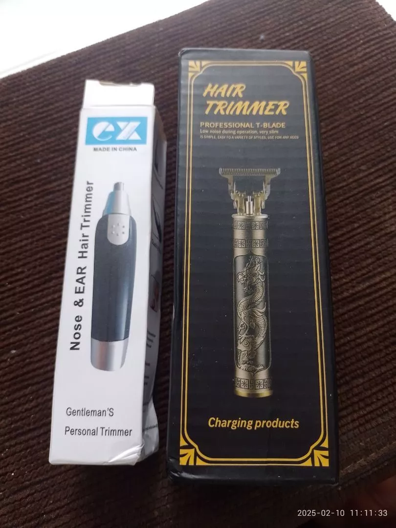 Kit Barbeador e Aparador Masculino Profissional Metal Bateria 1200mAh IZEEDGE PRO photo review