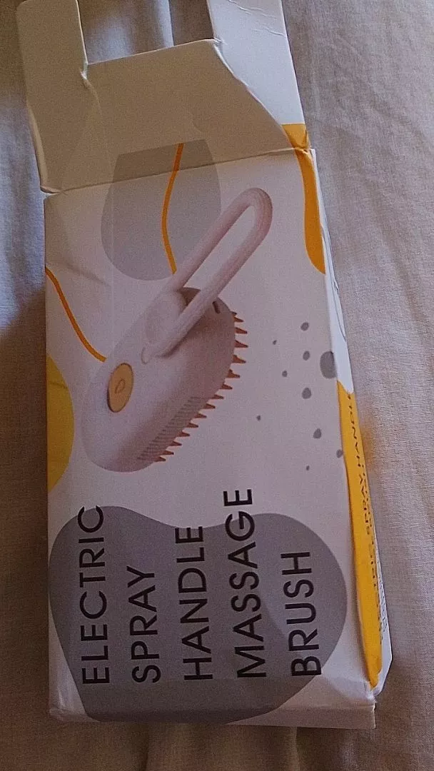 Escova a Vapor Para Gatos Remoção de Pelos Massagem Suave IZECARE PET STEAM photo review
