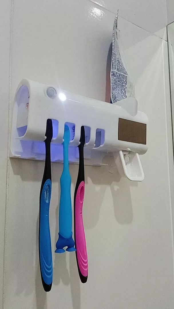 Aplicador de Pasta de Dente Automático UV, Esterilizador, Dispenser Sem Fio IZECARE BRIGHT photo review